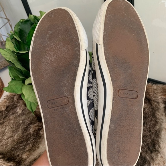 ❤️COACH❤️FABRIC Fall Logo Slip On Sneaker - Picture 4 of 5